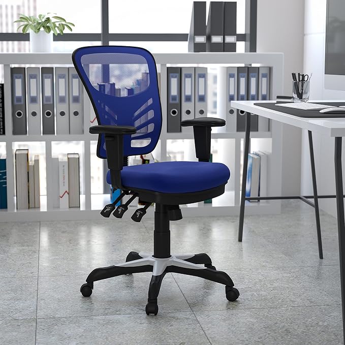 Flash Furniture Nicholas Mid-Back Swivel Office and Gaming Chair, Ergonomic - Image 2