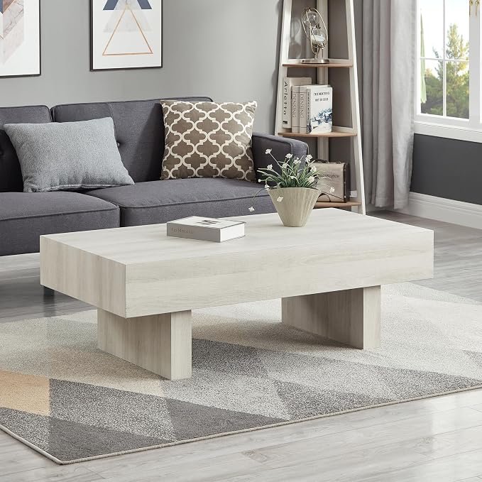 Roundhill Furniture Athens 3-Piece Set Modern Accent Coffee Table - Image 8