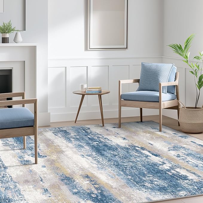 BEIMO Area Rugs 9x12 for Living Room Bedroom, Large Modern Abstract Machine - Image 4