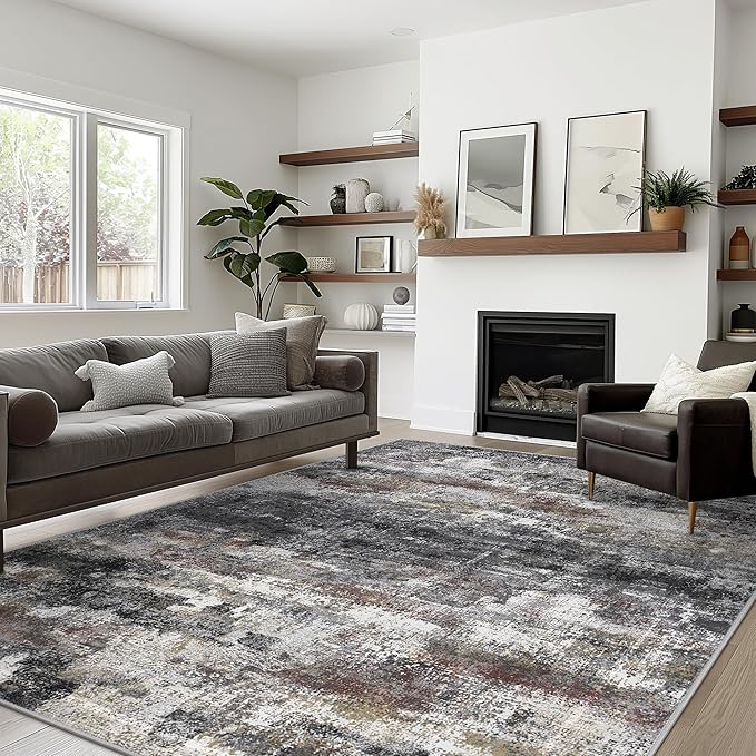 BEIMO Area Rugs 10x14 for Living Room Bedroom, Modern Abstract Machine Washable - Image 3