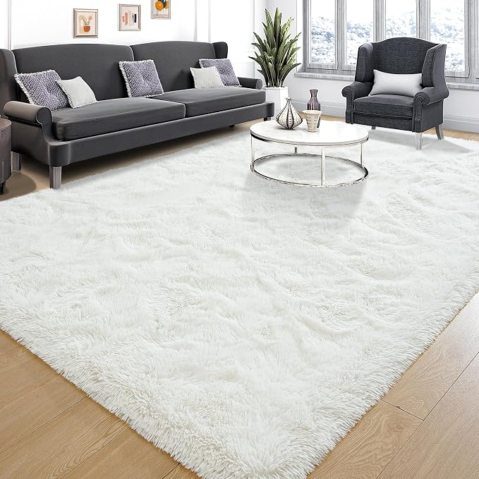 Tepook Super Soft Fluffy Rugs for Living Room, Area Rugs 8x10 for Bedroom - Image 2