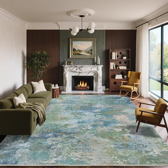 BEIMO Area Rugs 10x14 for Living Room Bedroom, Modern Abstract Machine Washable - Image 4