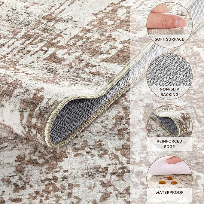 UERMEI 7x9 Area Rug Living Room Rugs - Image 7