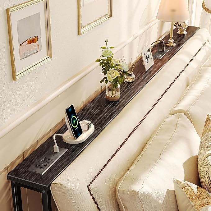 SUPERJARE 79 Inch Sofa Table - Image 2