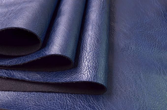 Wento Thick Faux Leather Fabric Soft Skin Grain PU Leather by Wento