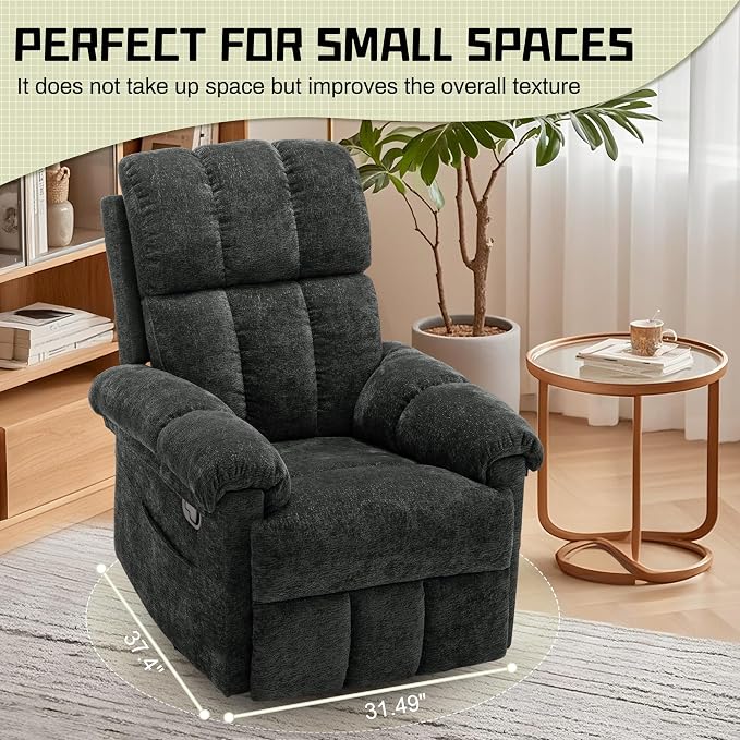 Korser Recliner Chair, Swivel Rocker Recliner Chair - Image 8