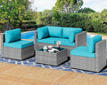 Shintenchi 5 Pieces Outdoor Patio Furniture Sets, Patio Sectional Sofa Couch by Shintenchi%7CFurnitureMadeforRealLife