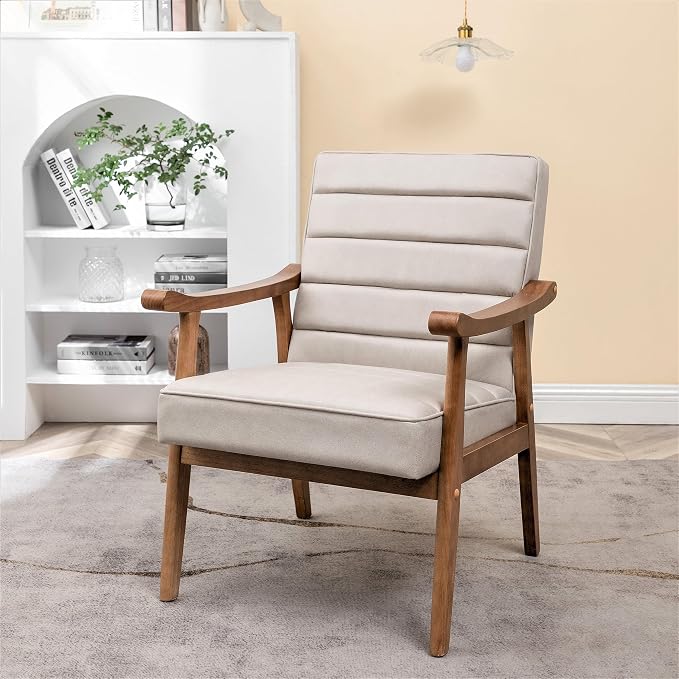 Container Furniture Direct Unique Mid Century Modern Accent Chair - Image 12