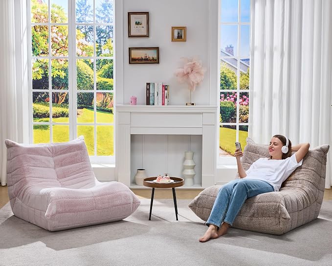 Bean Bag Chairs for Adults Giant Bean Bag Chair Memory Foam BeanBag Chair Bean - Image 8