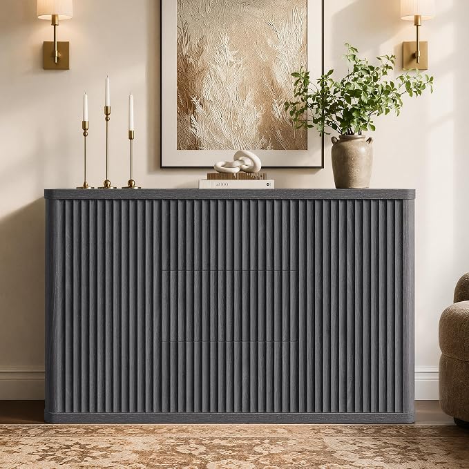 SICOTAS Buffet Cabinet with Storage 54.7" Large Modern Accent Storage Cabinet - Image 9