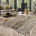 Oversized Cheetah Print Rug, Large Leopard Rug 6.2x8.2 Feet Faux Animal Print by WARMHAVEN