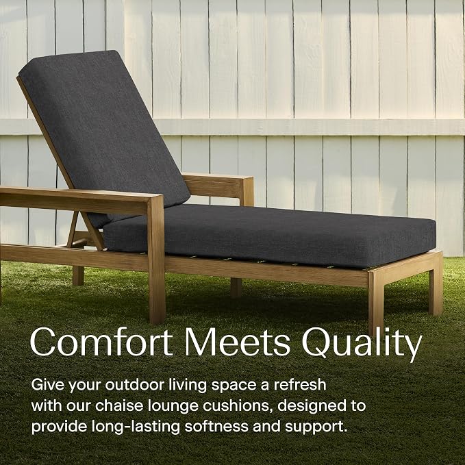Honeycomb Outdoor Chaise Lounge Cushion - Image 3