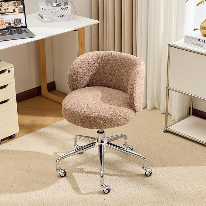 VINGLI Cute Small Swivel Desk Chair Comfy by VINGLI