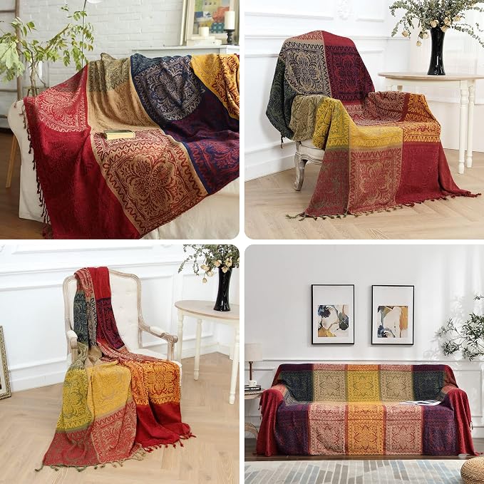 Boho Throw Blanket - Image 4