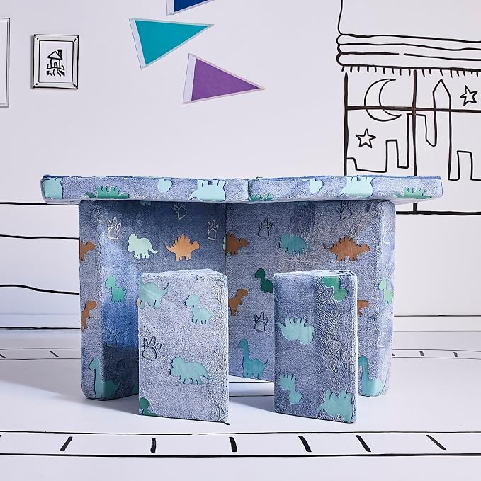 YOURIGAMI Kids and Toddler Play Couch, Convertible Folding Sofa, Durable Foam - Image 2