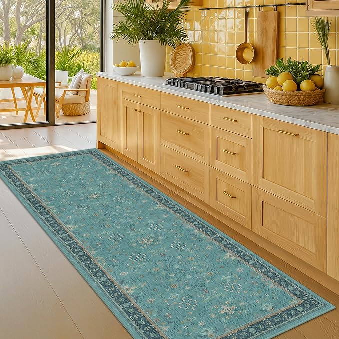 Hazo Haus Boho 2x7 Long Non Slip Kitchen Rug Runner by HazoHaus