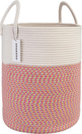 XUANGUO Cotton Rope Laundry Basket Hamper by XUANGUO