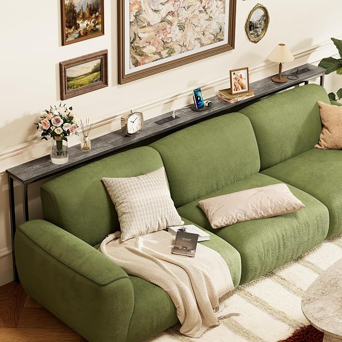 SUPERJARE 110.2 Inch Sofa Table - Image 7