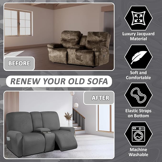 ULTICOR Reclining Love Seat - Image 4