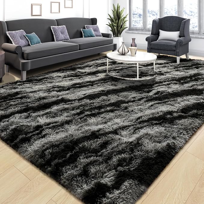 Tepook Soft Fluffy Rugs for Living Room, 5x8 Shaggy Area Rug for Bedroom by Tepook
