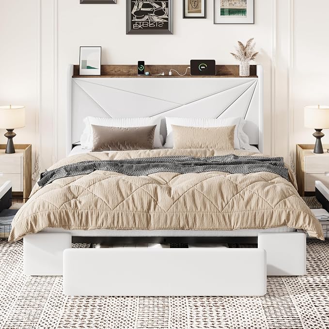 SHA CERLIN Full Size Bed Frame - Image 3
