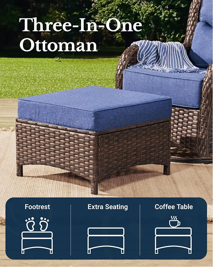 HILLGA Luxury High Back Patio Furniture Set - Image 7