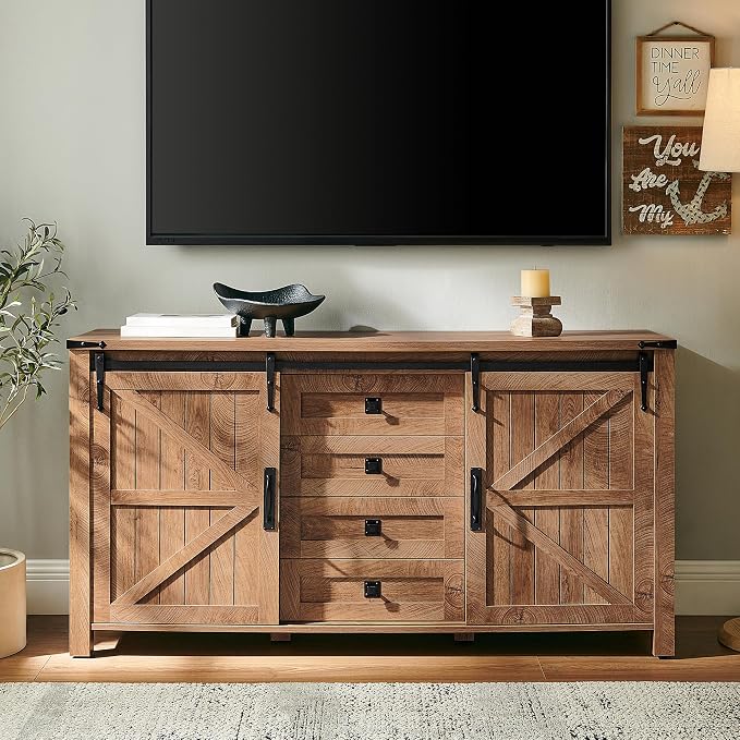T4TREAM Farmhouse Sideboard Buffet Cabinet - Image 7
