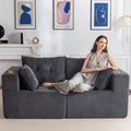 MAXYOYO Modular Sectional Sofa Couch, Loveseat Boneless Cloud Couch by MAXYOYO