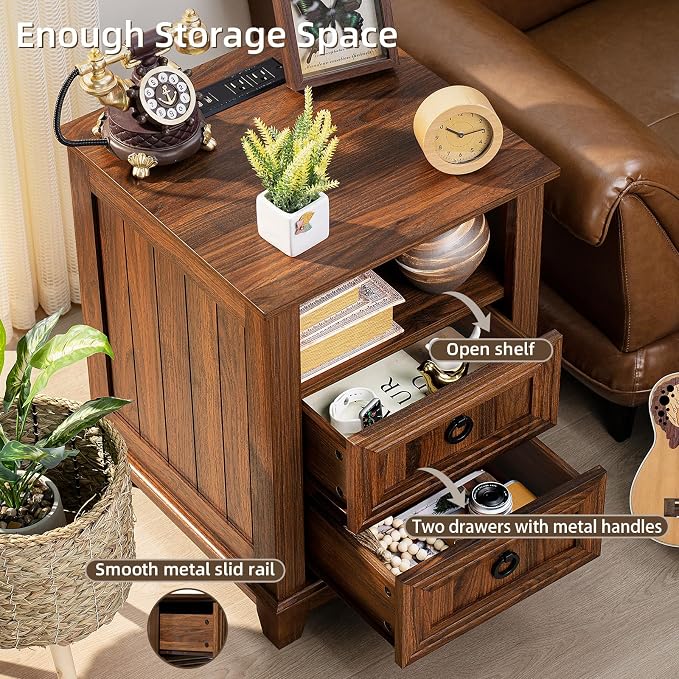 Joaxswe 18" Farmhouse Night Stand - Image 4