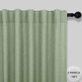 Sage Green Curtains 38 Inch Width - Image 2