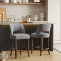 VKNOW Bar Stools Set of 2, Modern Counter Stools by VKNOW