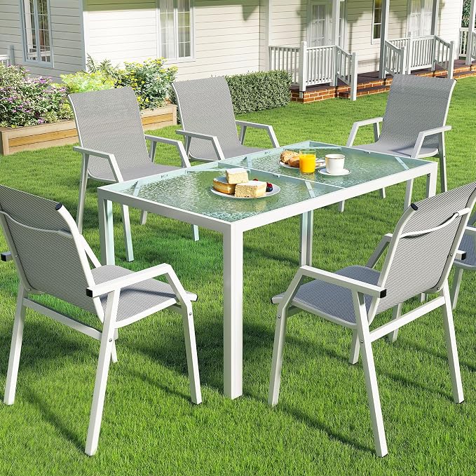Jocoevol 7 Piece Patio Dining Sets - Image 6