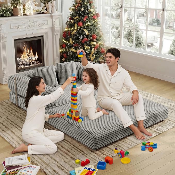 BSHOMGI 4 in 1 Futon Sofa Bed Queen Size - Image 7