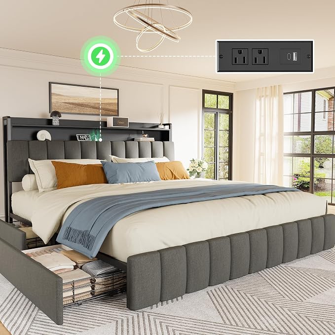 PRAISUN Bed Frame King Size by PRAISUN