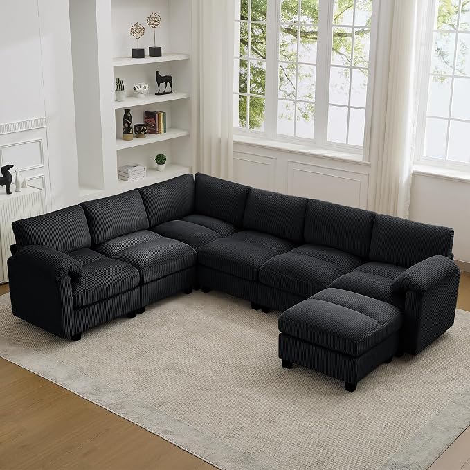 114'' V-Shaped Sectional Cloud Couch - Image 8