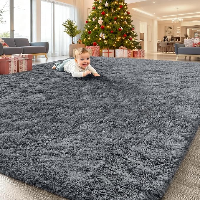 OLANLY 7x12 Machine Washable Large Area Rugs by OLANLY