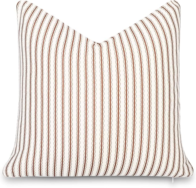Crumbs Home Modern Farmhouse California Casual Indoor Outdoor Throw Pillow Cover by CRUMBSHOME