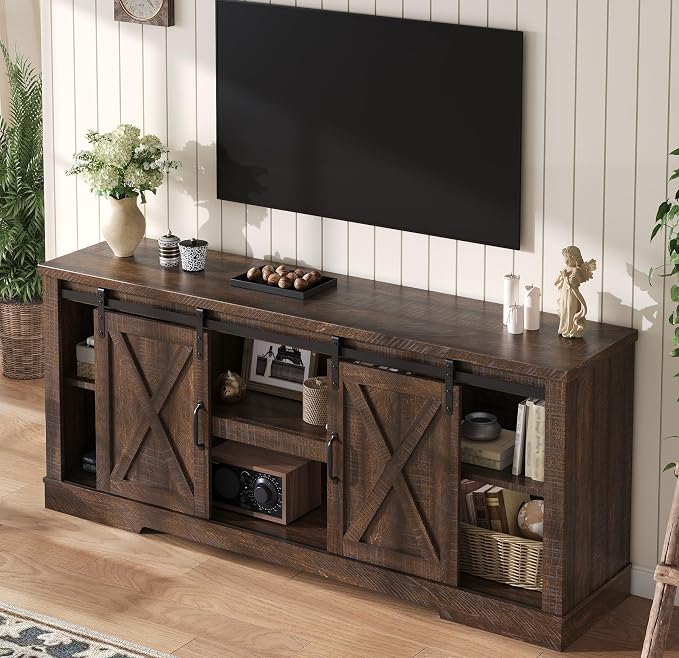 AMERLIFE 66" Farmhouse TV Stand - Image 8
