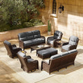 HILLGA 11-Piece Luxury Patio Furniture Set by HILLGA