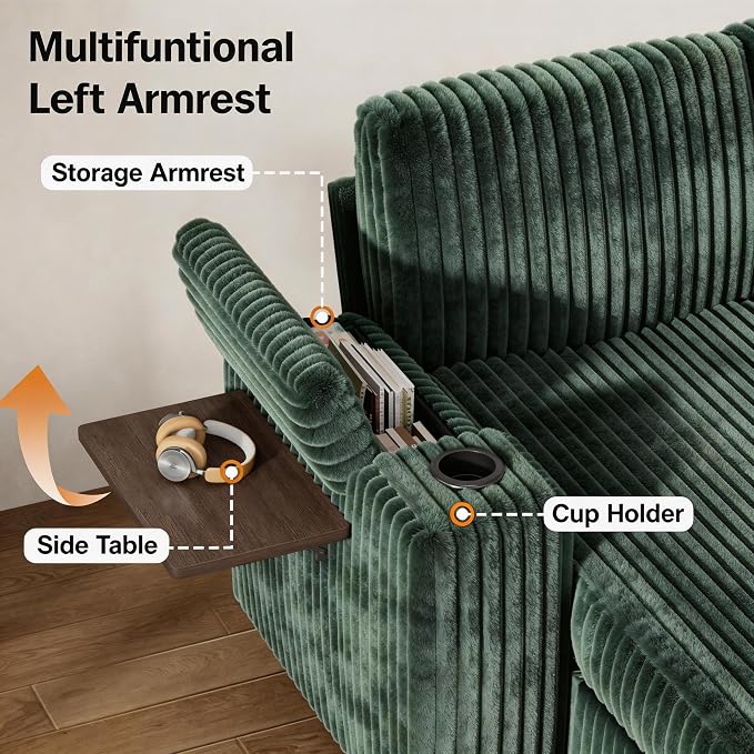 Vipbear 86" Modular Sectional Sleeper Sofa - Image 8