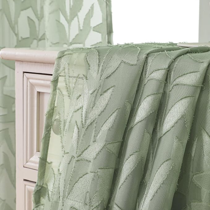 Lecloud Leia 14 Inch Sage Valance - Image 9