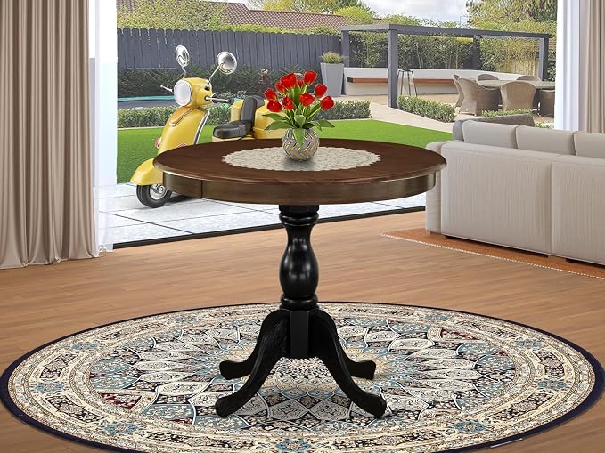 East West Furniture AMT-ABL-TP Antique Kitchen Dining Table - Image 2