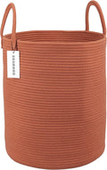 XUANGUO Cotton Rope Laundry Basket Hamper by XUANGUO