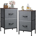 WLIVE Night Stand Set 2, Dresser and Nightstand Sets, Nightstands by WLIVE