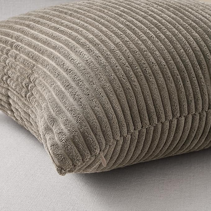 Topfinel 4 Packs Natural Decorative Throw Pillows Covers 20x20 Inch - Image 2