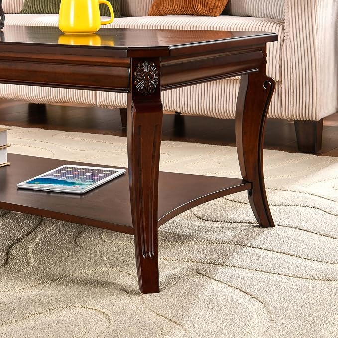 LEEMTORIG Vintage Wood Coffee Table - Image 5