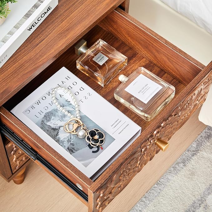 Nightstand, Farmhouse Bedside Table - Image 6