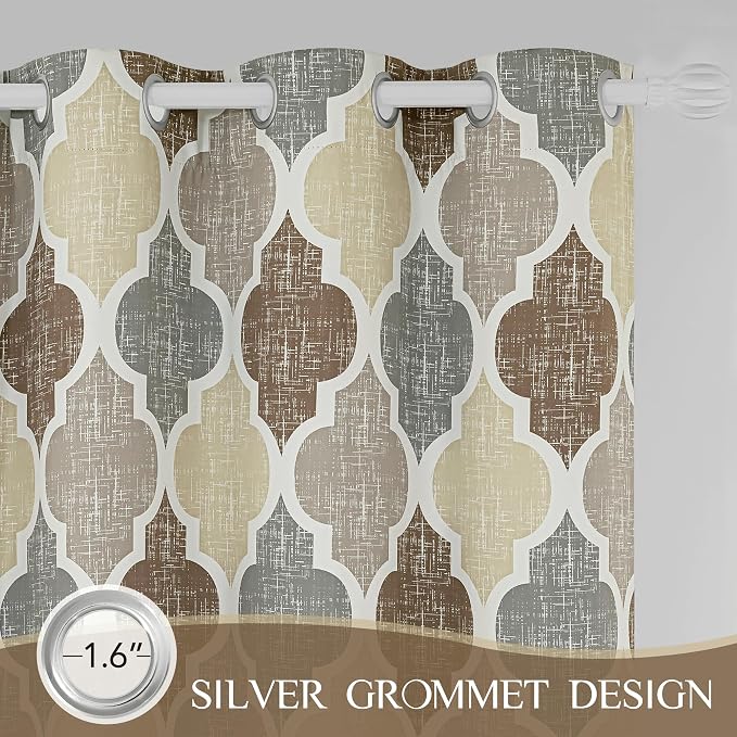 Beauoop 100% Blackout Curtains 90 Inches Long 2 Panels - Image 7