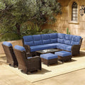 HILLGA 7-Piece Luxury Patio Furniture Set by HILLGA
