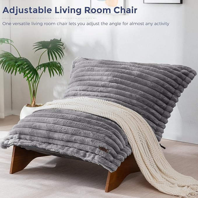 MAXYOYO Adjustable Living Room Chair, Convertible Bean Bag Chair & Recliner - Image 9